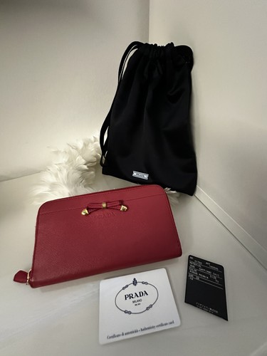 Prada saffiano fiocco - saffiano, long