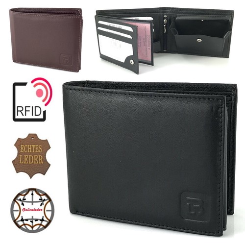 Geldbörse rfid herren echt - rfid,
