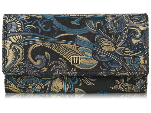 Damen geldbörse schwarz - geldbörse, print